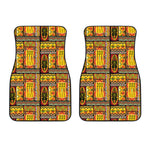 Sunset Ethnic African Tribal Print Front Car Floor Mats
