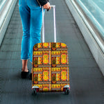 Sunset Ethnic African Tribal Print Luggage Cover