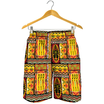 Sunset Ethnic African Tribal Print Men's Shorts