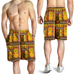 Sunset Ethnic African Tribal Print Men's Shorts