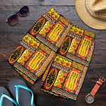Sunset Ethnic African Tribal Print Men's Shorts