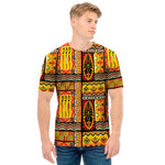 Sunset Ethnic African Tribal Print Men's T-Shirt