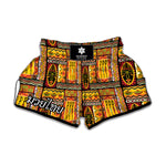 Sunset Ethnic African Tribal Print Muay Thai Boxing Shorts