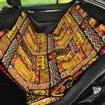 Sunset Ethnic African Tribal Print Pet Car Back Seat Cover