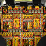 Sunset Ethnic African Tribal Print Pet Car Back Seat Cover
