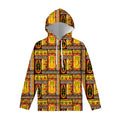 Sunset Ethnic African Tribal Print Pullover Hoodie