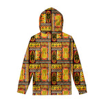 Sunset Ethnic African Tribal Print Pullover Hoodie