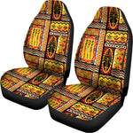 Sunset Ethnic African Tribal Print Universal Fit Car Seat Covers