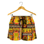 Sunset Ethnic African Tribal Print Women's Shorts