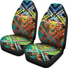 Sunset Grunge Taos Native American Universal Fit Car Seat Covers GearFrost