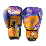 Sunset Horse Painting Print Boxing Gloves