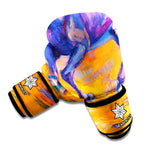 Sunset Horse Painting Print Boxing Gloves