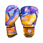 Sunset Horse Painting Print Boxing Gloves