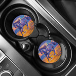 Sunset Horse Painting Print Car Coasters