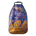 Sunset Horse Painting Print Car Seat Organizers