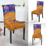 Sunset Horse Painting Print Dining Chair Slipcover
