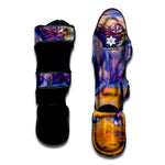 Sunset Horse Painting Print Muay Thai Shin Guard