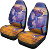 Sunset Horse Painting Print Universal Fit Car Seat Covers