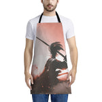 Sunset Japanese Samurai Print Apron