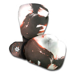 Sunset Japanese Samurai Print Boxing Gloves