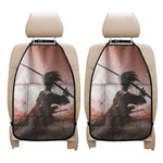 Sunset Japanese Samurai Print Car Seat Organizers