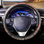 Sunset Japanese Samurai Print Car Steering Wheel Cover