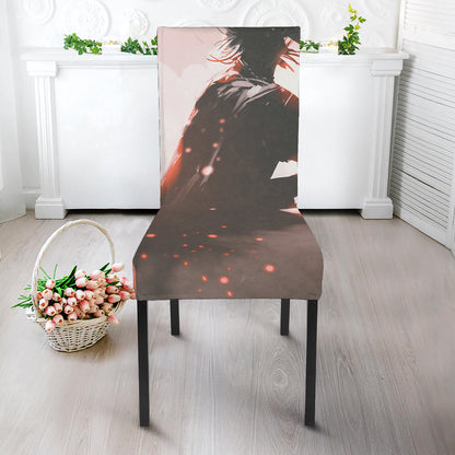 Sunset Japanese Samurai Print Dining Chair Slipcover
