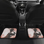 Sunset Japanese Samurai Print Front and Back Car Floor Mats
