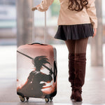 Sunset Japanese Samurai Print Luggage Cover