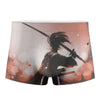 Sunset Japanese Samurai Print Men's Boxer Briefs