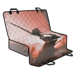 Sunset Japanese Samurai Print Pet Car Back Seat Cover