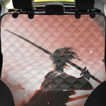 Sunset Japanese Samurai Print Pet Car Back Seat Cover