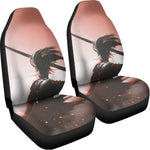 Sunset Japanese Samurai Print Universal Fit Car Seat Covers