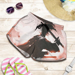 Sunset Japanese Samurai Print Women's Shorts