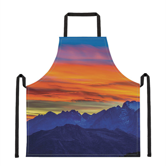 Sunset Mountain Print Apron