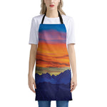 Sunset Mountain Print Apron