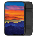 Sunset Mountain Print Car Center Console Cover