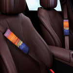 Sunset Mountain Print Car Seat Belt Covers