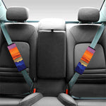 Sunset Mountain Print Car Seat Belt Covers