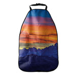 Sunset Mountain Print Car Seat Organizers