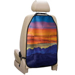 Sunset Mountain Print Car Seat Organizers