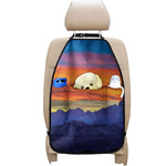 Sunset Mountain Print Car Seat Organizers