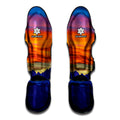 Sunset Mountain Print Muay Thai Shin Guards