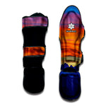 Sunset Mountain Print Muay Thai Shin Guard