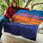 Sunset Mountain Print Quilt