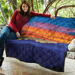 Sunset Mountain Print Quilt