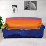 Sunset Mountain Print Sofa Cover