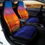Sunset Mountain Print Universal Fit Car Seat Covers