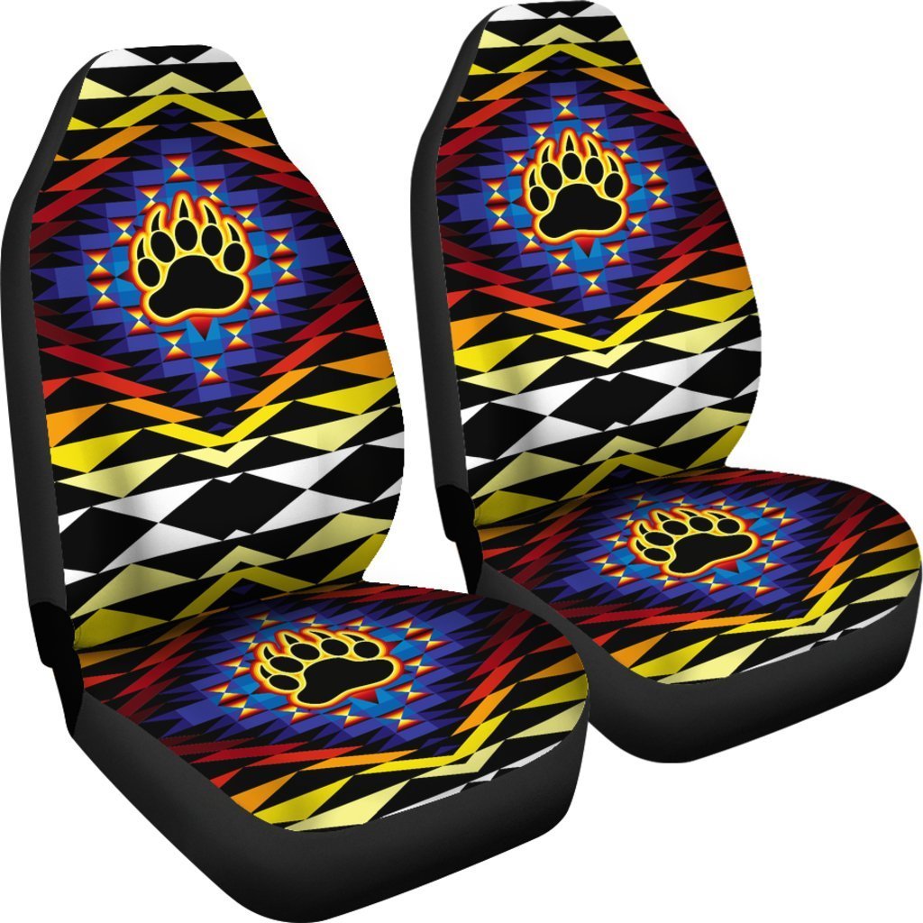 Sunset Native Aztec Bearpaw Universal Fit Car Seat Covers GearFrost
