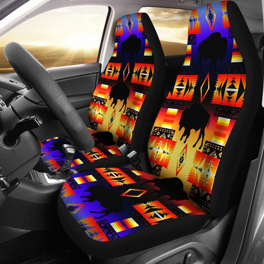 Sunset Native Buffalo Universal Fit Car Seat Covers GearFrost